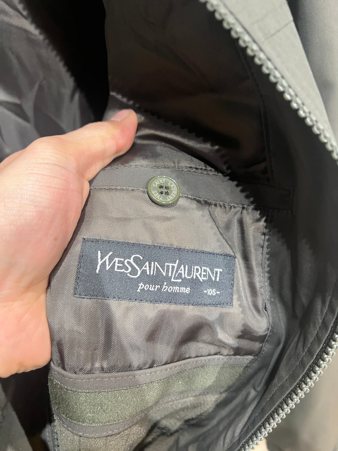 입생로랑 ysl로고 블루종 자켓 상품이미지6