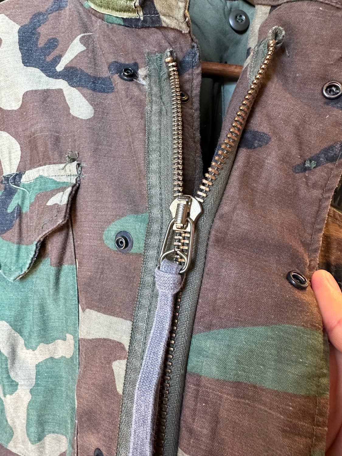 80s Us Army 우드랜드 m65필드자켓 S-R 상품이미지6