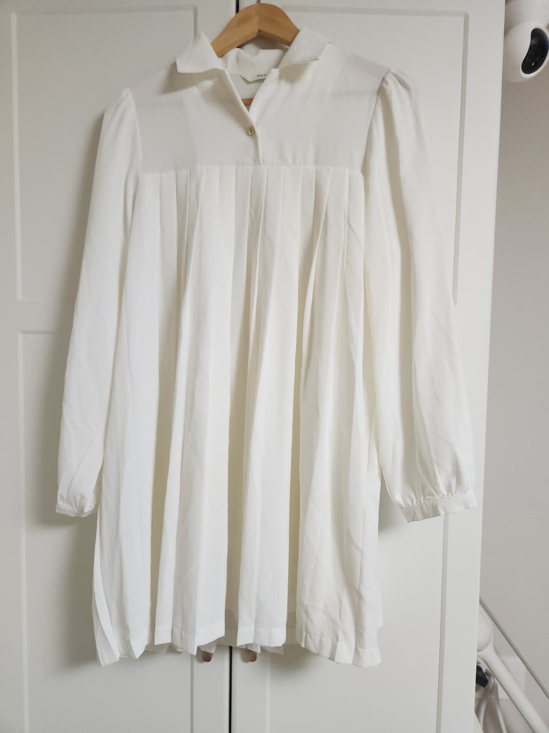 빈티지 화이트 셔츠 원피스 상품이미지1
