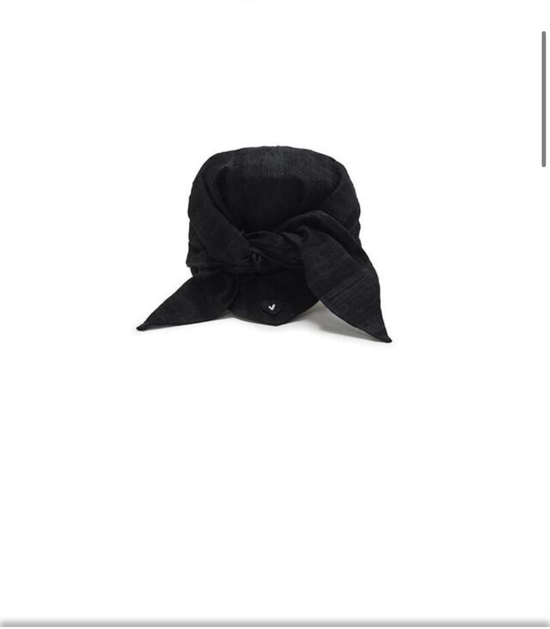 AWESOME NEEDS SCARF CAP_JACQUARD BLACK  상품이미지4