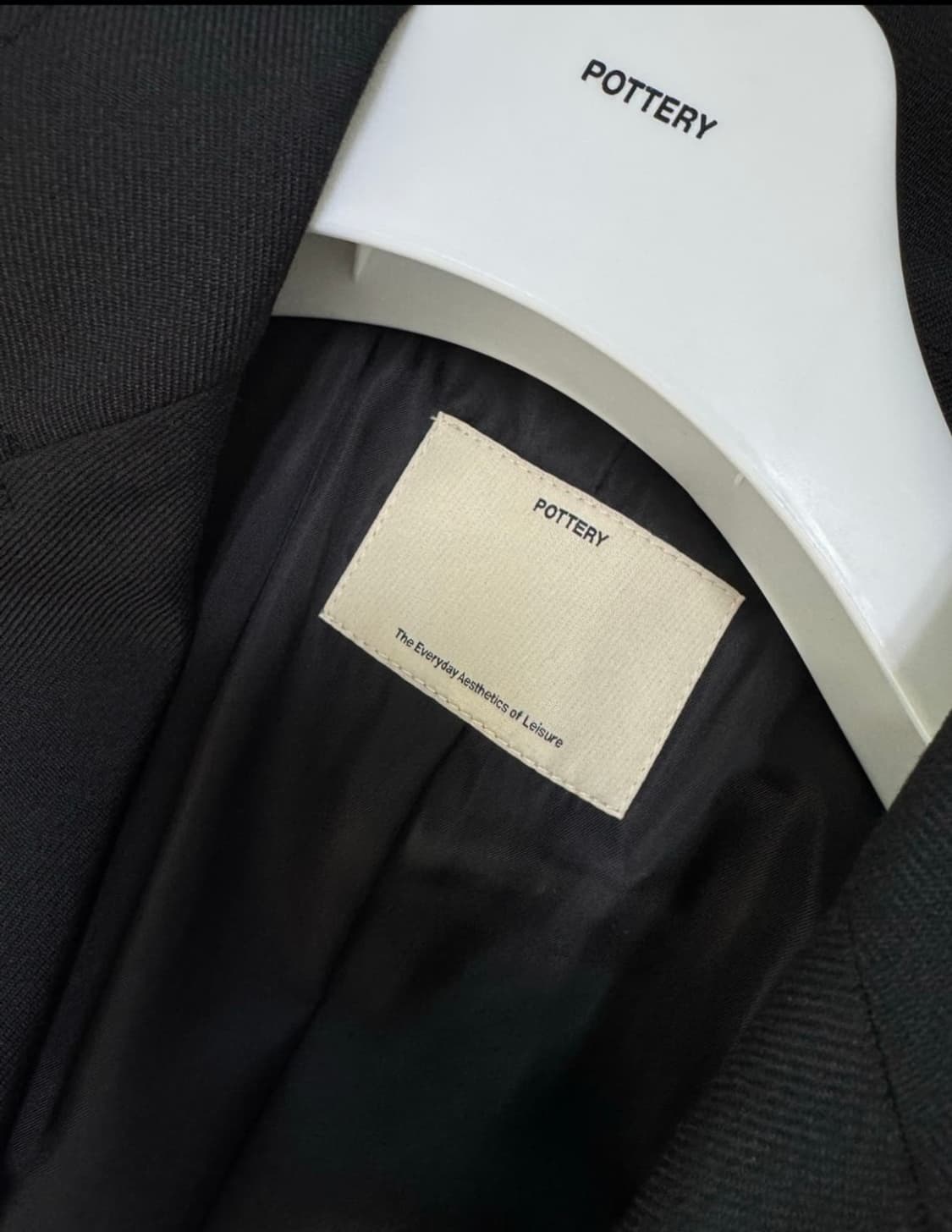 [팜니다] 포터리 울 스포츠 셋업(블랙) 자켓 1사이즈, 테이퍼드 팬츠  상품이미지3