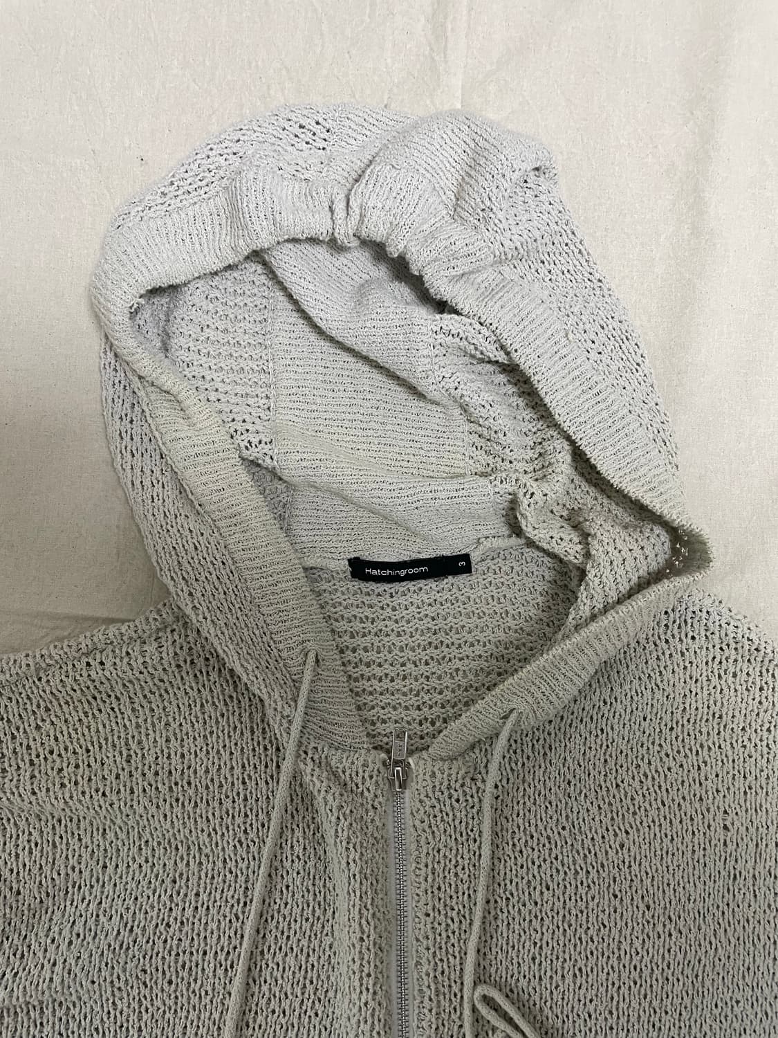 해칭룸 부클레 니트 후드집업 3 상품이미지2