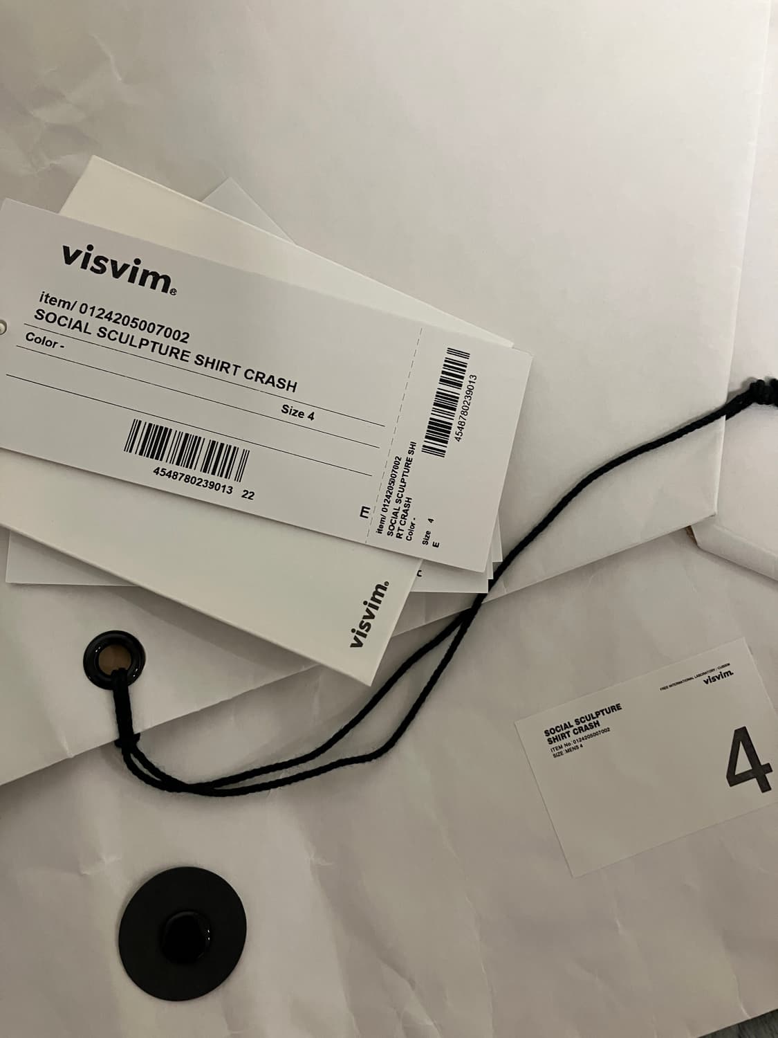 [4] 비즈빔 visvim 소셜스컬프쳐 셔츠 크래쉬 상품이미지10