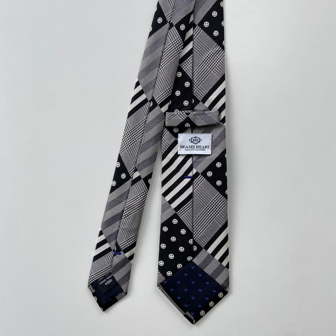 빔즈하트 (BEAMS HEART) 정품 명품 스마일 넥타이7.3cm 상품이미지2