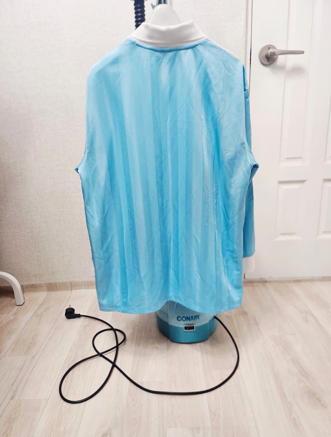 (95~100)M-L☆초대장급☆아디다스파이어버드싸커[아쿠아]롱슬리브긴팔티 상품이미지7