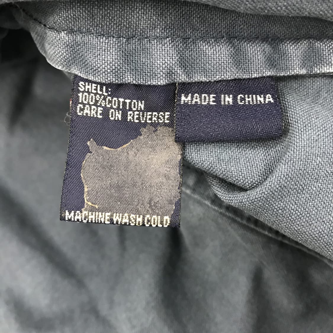 노티카 90s 썬페이딩 빈티지 워크집업자켓 [XL] 상품이미지5