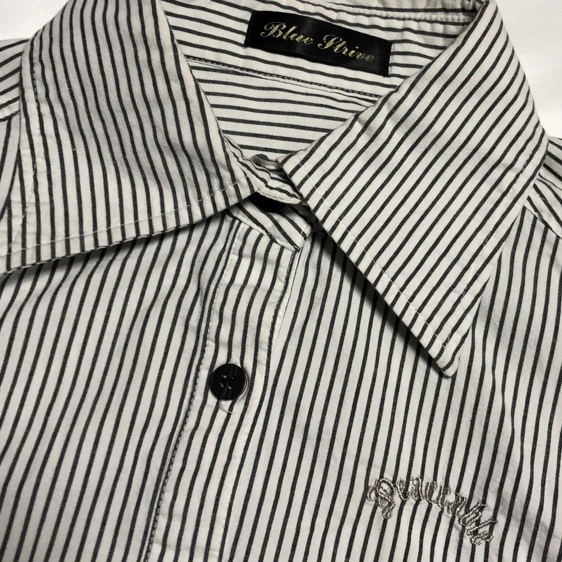 오버 커프스 스트라이프 셔츠 상품이미지3