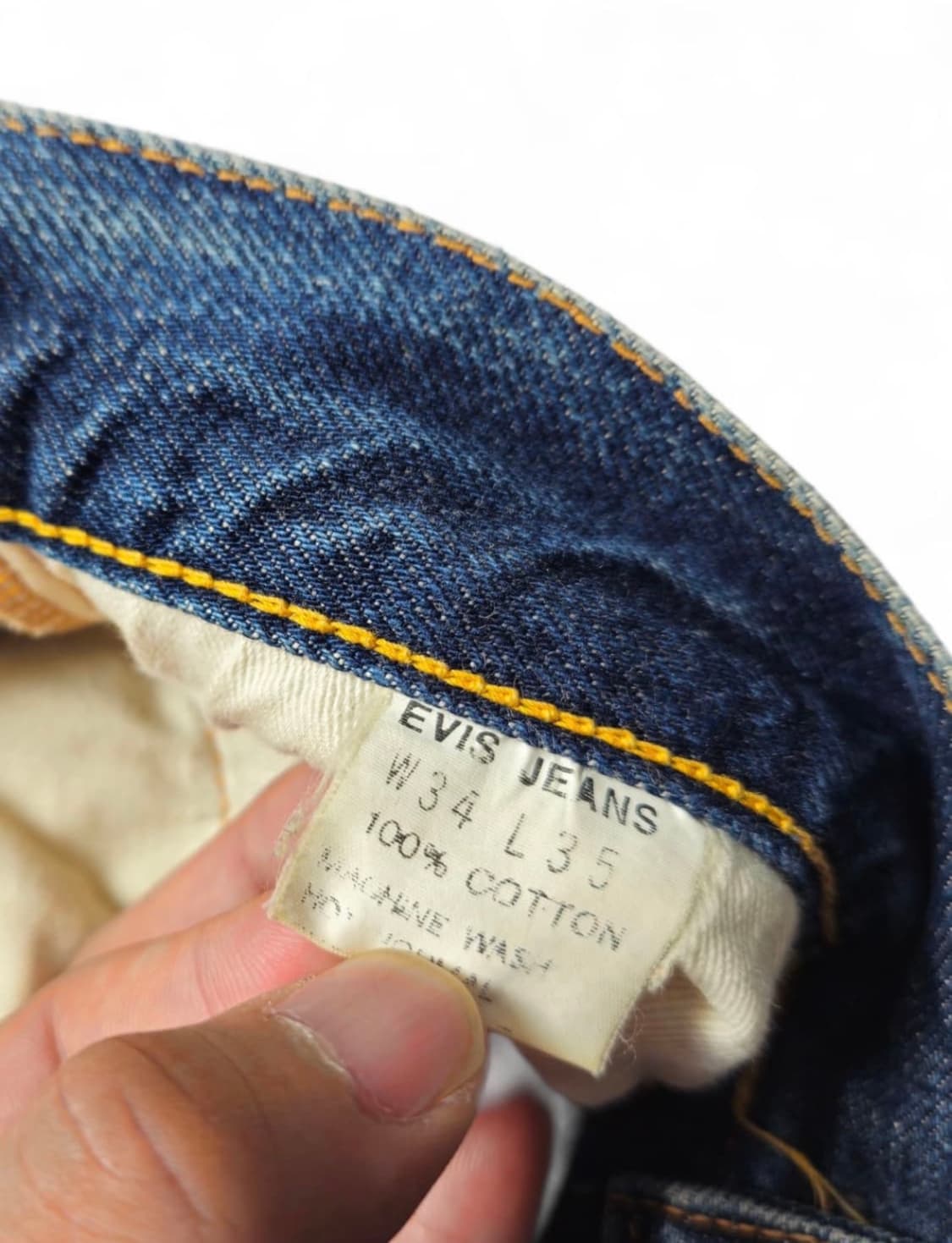 1990's 올드 에비수 EVIS 셀비지진 34 실측 31 상품이미지4