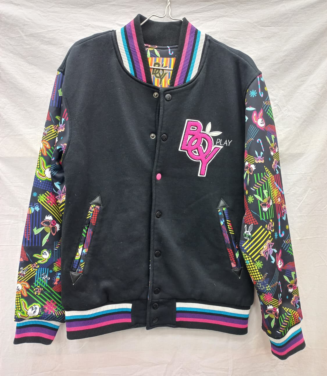 플레이보이 빅로고 누빔 블루종 스타디움 자켓 (남 95) 상품이미지6