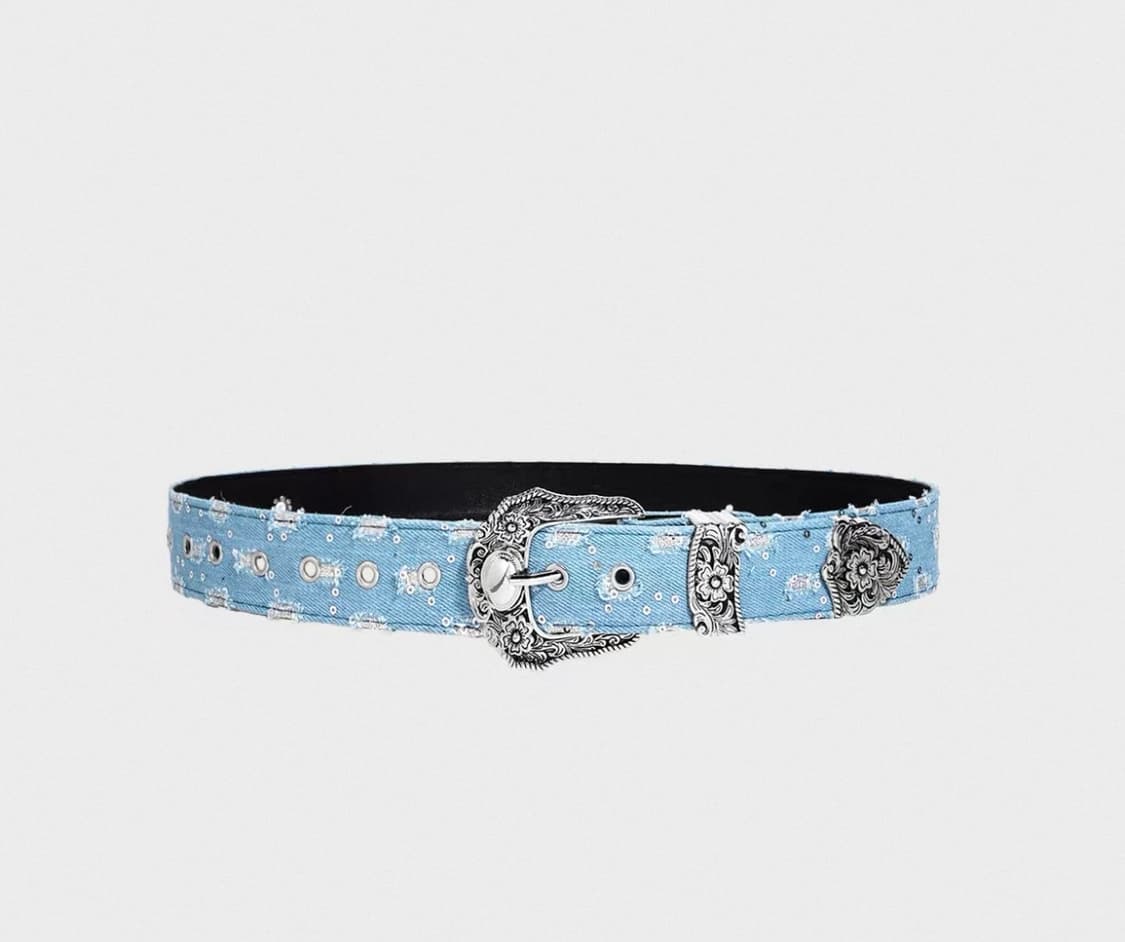 Denim Blot Belt 상품이미지2