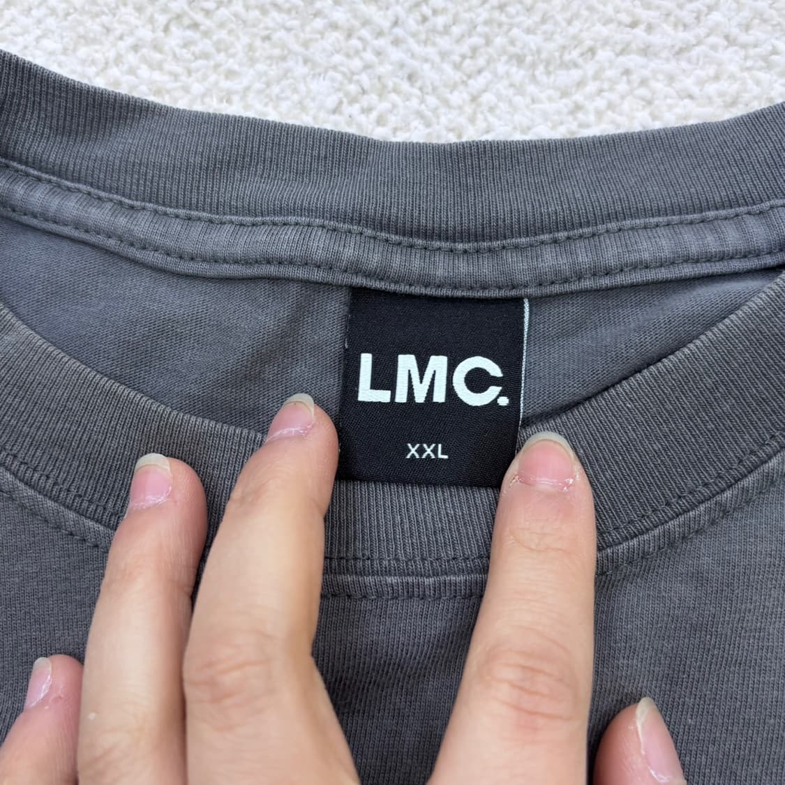 XXL 엘엠씨 차콜 반팔 티셔츠 0320E 상품이미지3