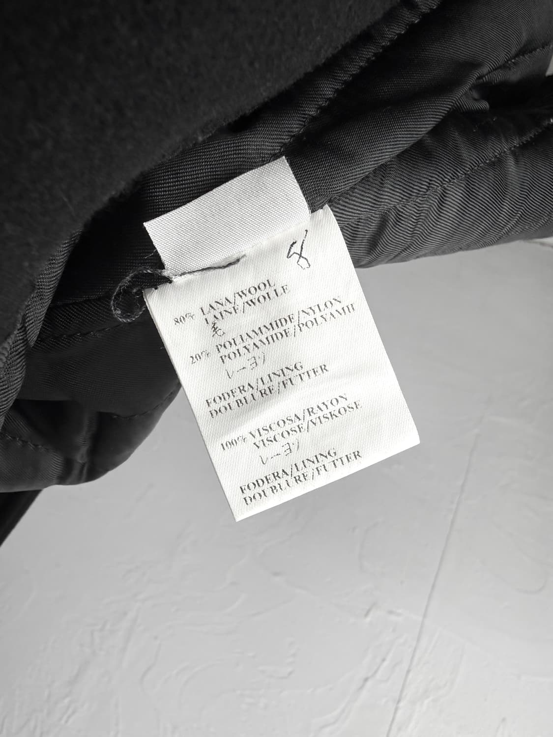 Costume National 오프셋 울 코트 상품이미지5