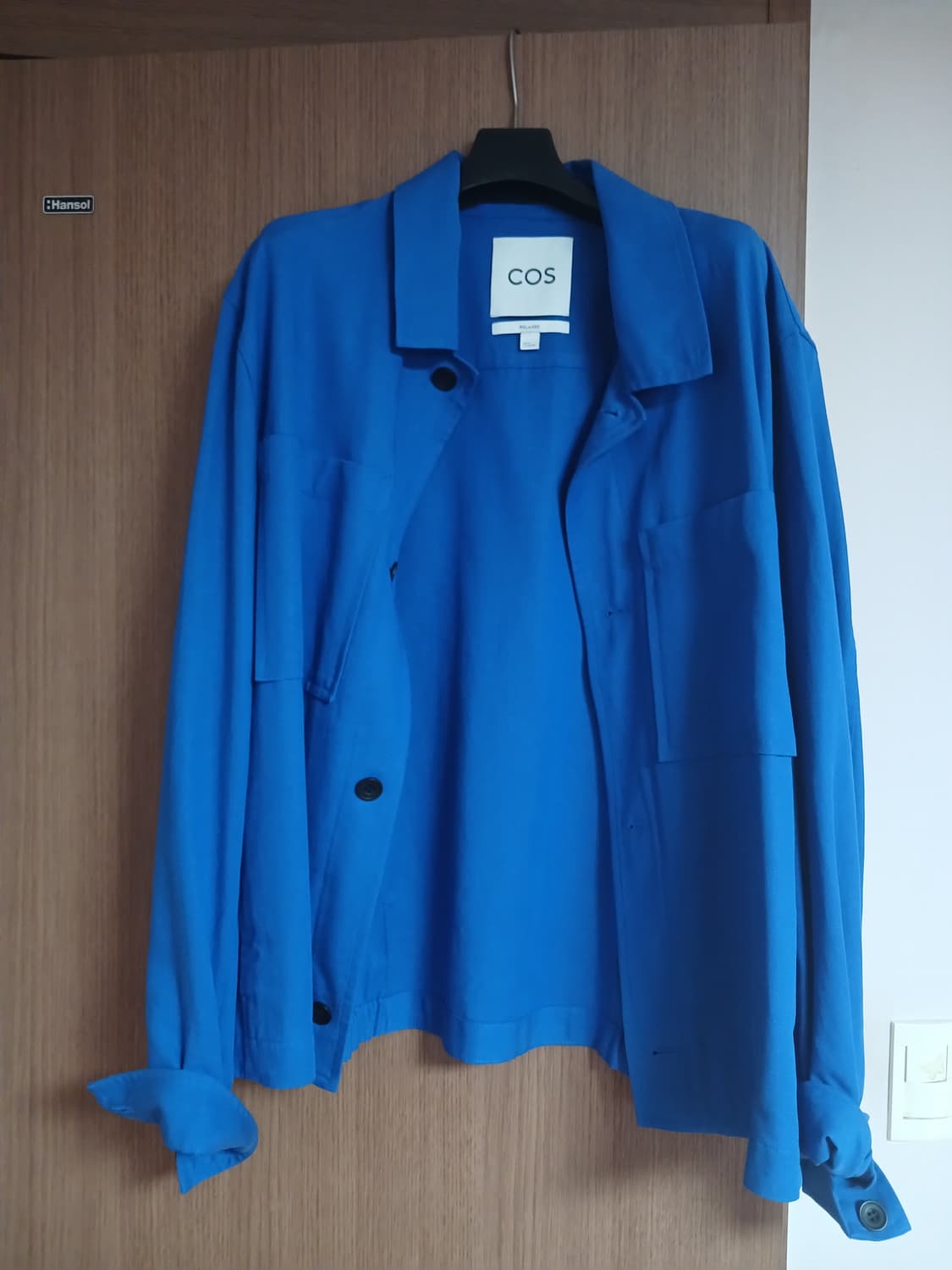 코스 블루 셔츠 자켓 XL 상품이미지2