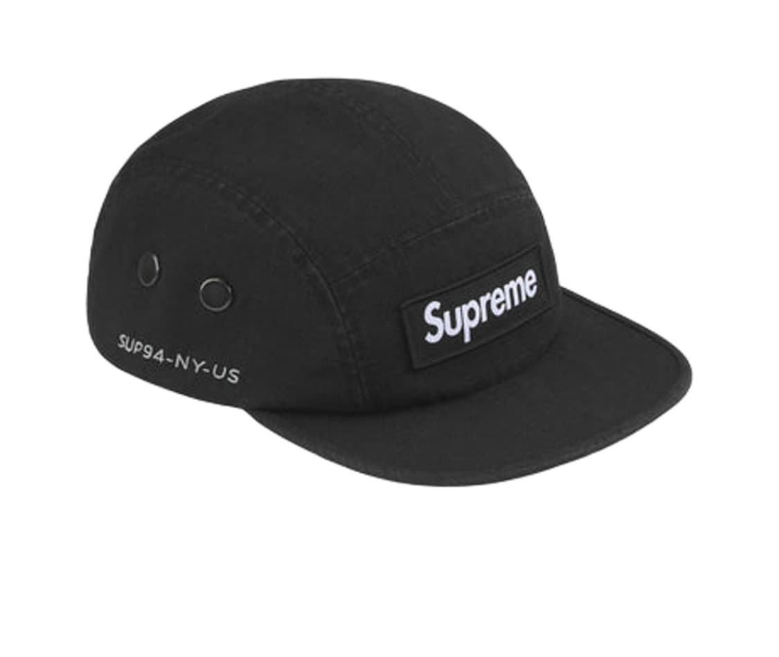 슈프림 25fw 밀리터리 캠프캡 블랙 상품이미지1