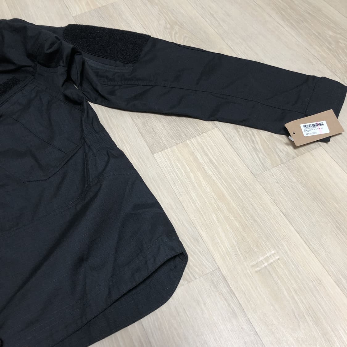 (S) 새상품 밀텍 MIL-TEC Chimera 립스탑 컴뱃 자켓 블랙 상품이미지7