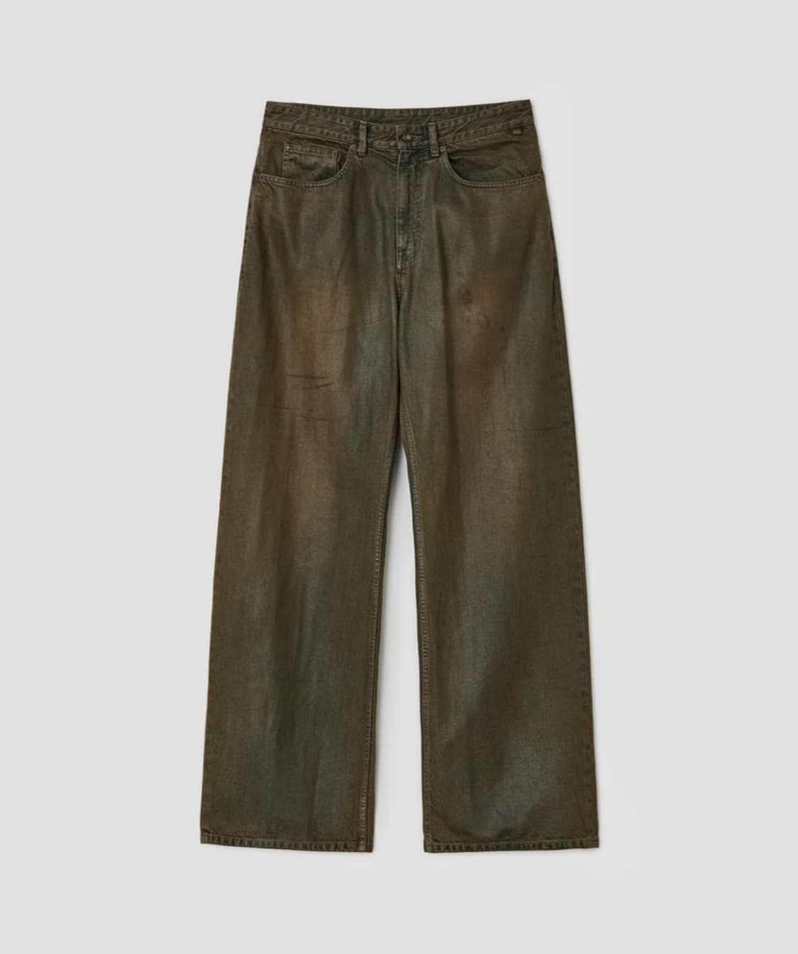 벨리에 트루 와이드 데님 팬츠 오일드 인디고 상품이미지1