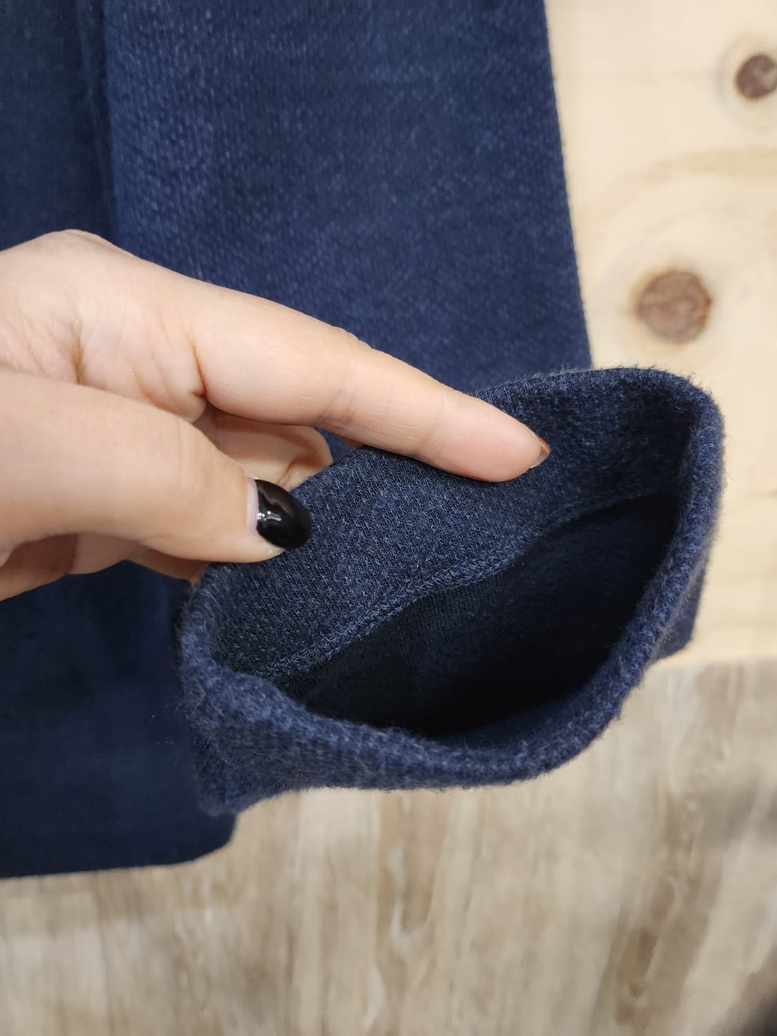 398) 헤지스 hazzys 코메리노 울 혼방 숄카라 가디건 상품이미지5