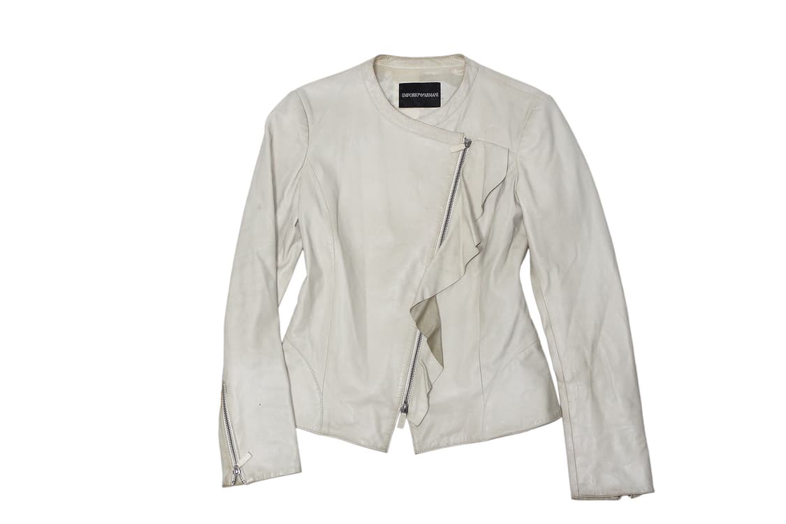 Emporio Armani 엠포리오아르마니 2WAY 램스킨 레더 자켓 상품이미지2