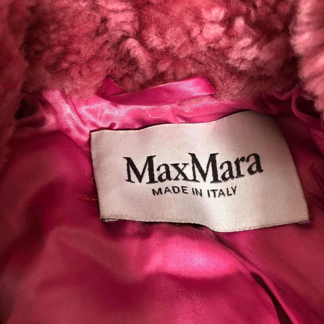 막스마라 구형 테디베어 뽀글이 코트 S 상품이미지2