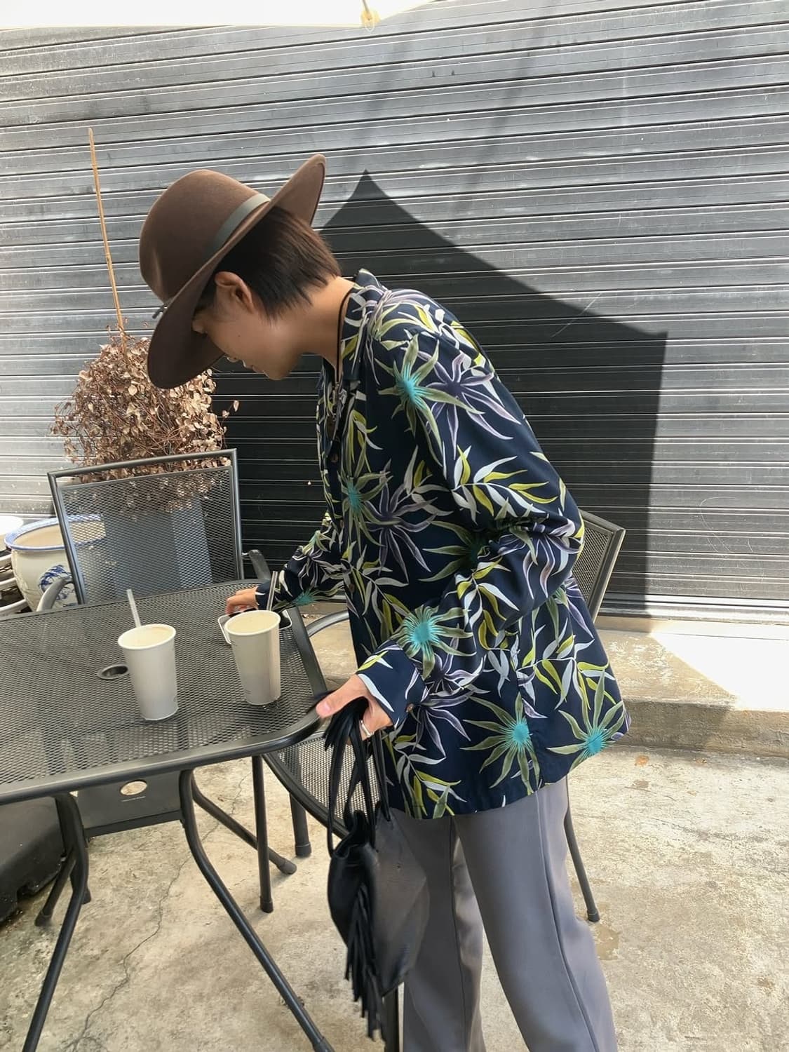 Wacko maria printed flower L/S hawaiian  상품이미지10