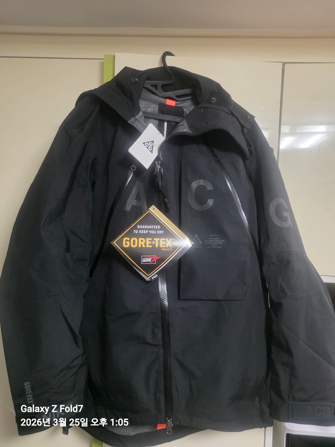 나이키 ACG 고어텍스 자켓 블랙 XXL 상품이미지1