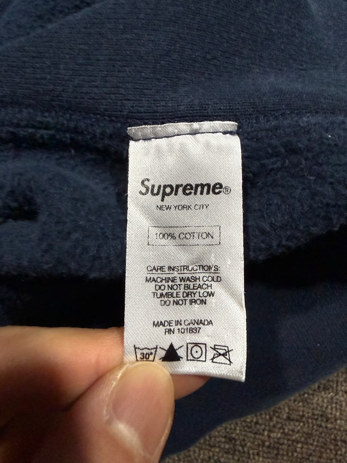 Supreme 슈프림 셔닐 스크립트 후드티 상품이미지5