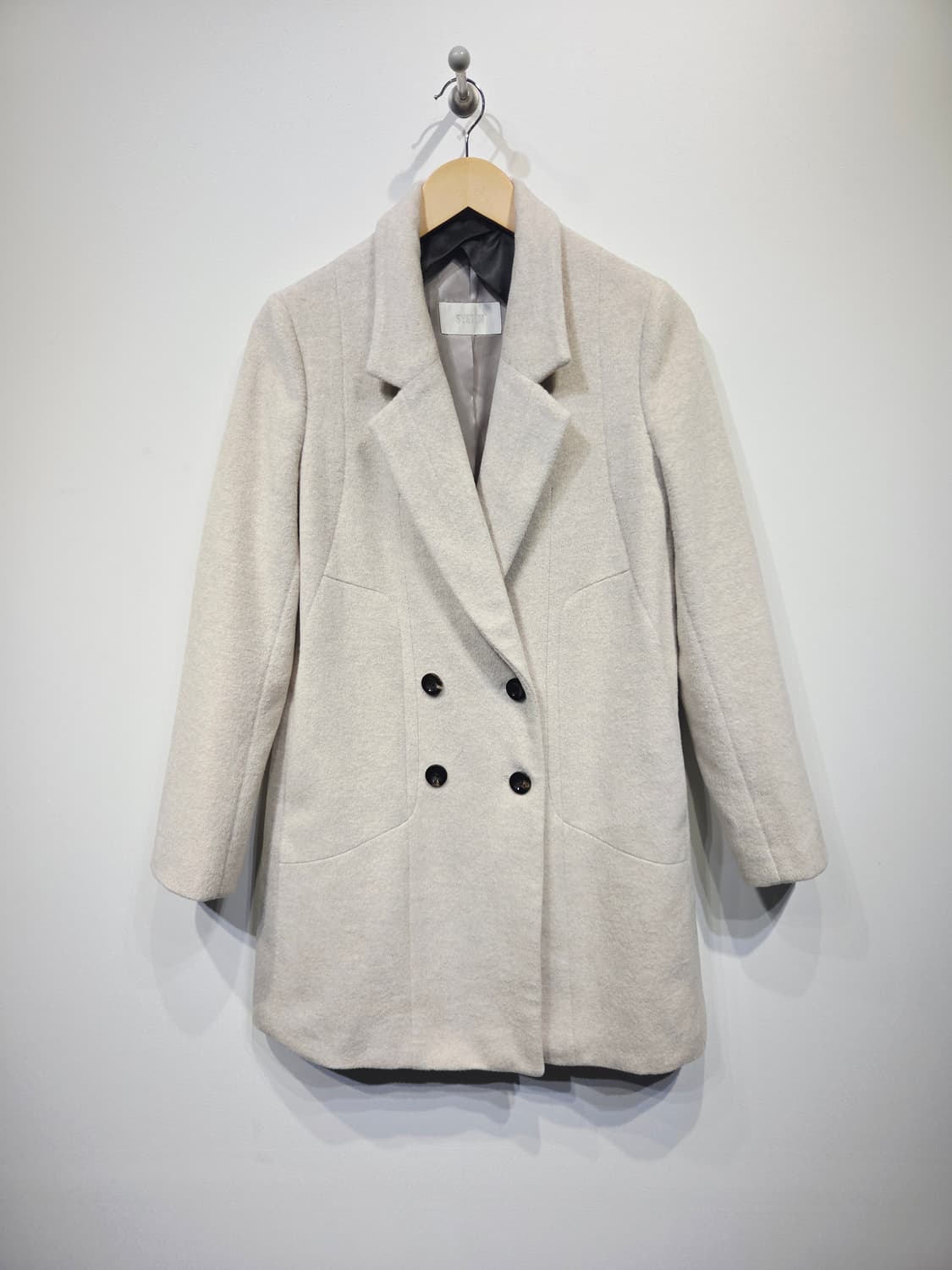 SYSTEM 시스템 울 앙고라 캐시미어 혼방 더블 코트 상품이미지2