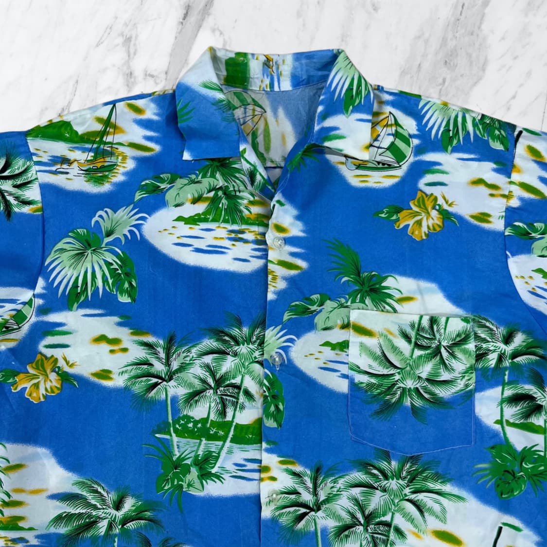 (XL) 빈티지 하와이안 셔츠 상품이미지2