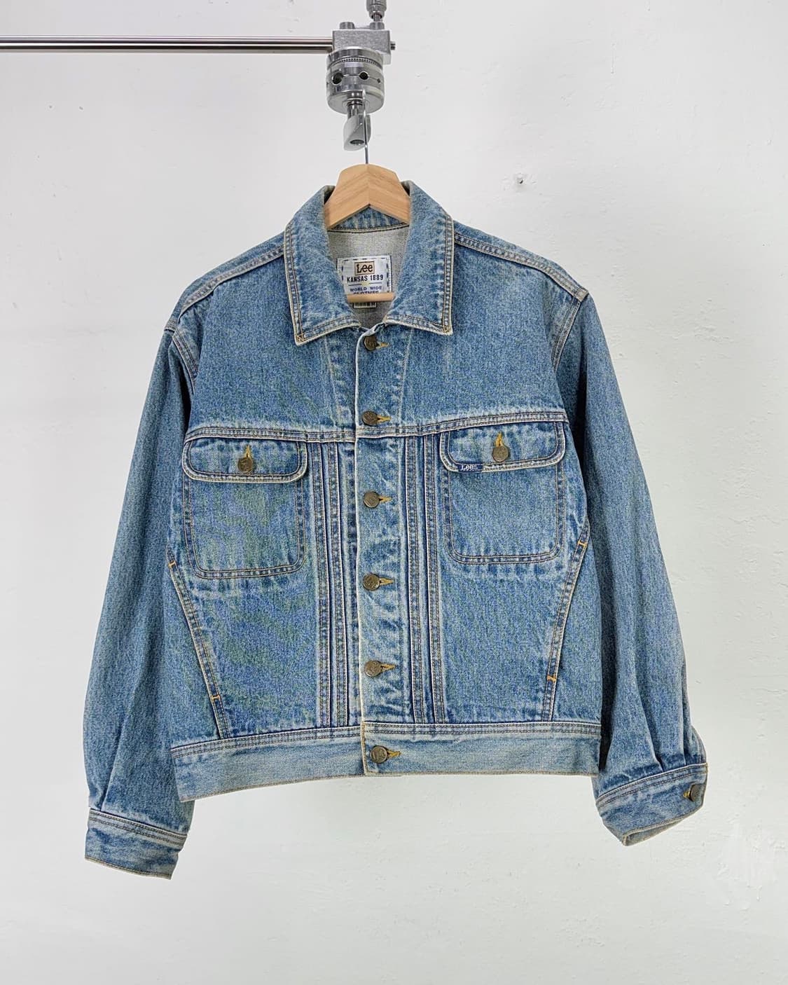 리 80s 라이더스 인디고 블루 데님 트러커 자켓 상품이미지1