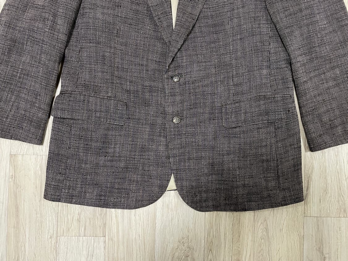 100) 80's 폴로 랄프로렌 체크 울 블레이저(미국제) 상품이미지7