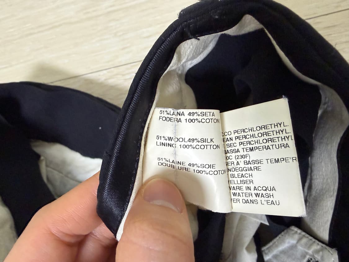 릭오웬스 울실크  7부 슬랙스 IT40 / US6 상품이미지4