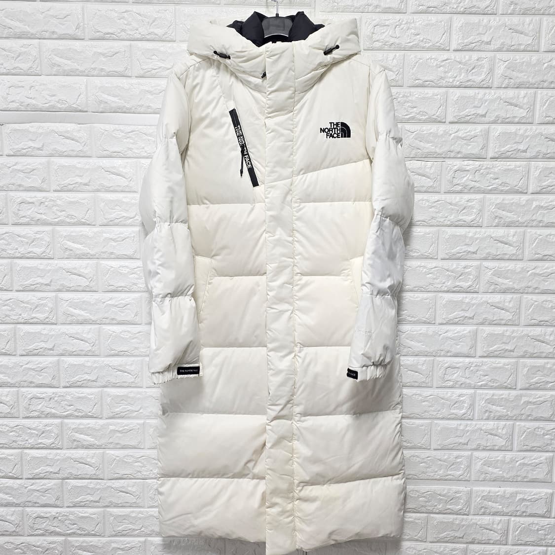 택포) 노스페이스 화이트 롱패딩 M 상품이미지1