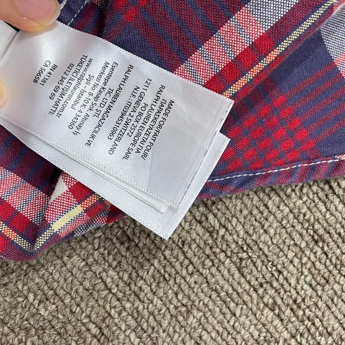 (XL) POLO 폴로 랄프로렌 체크 셔츠 상품이미지8