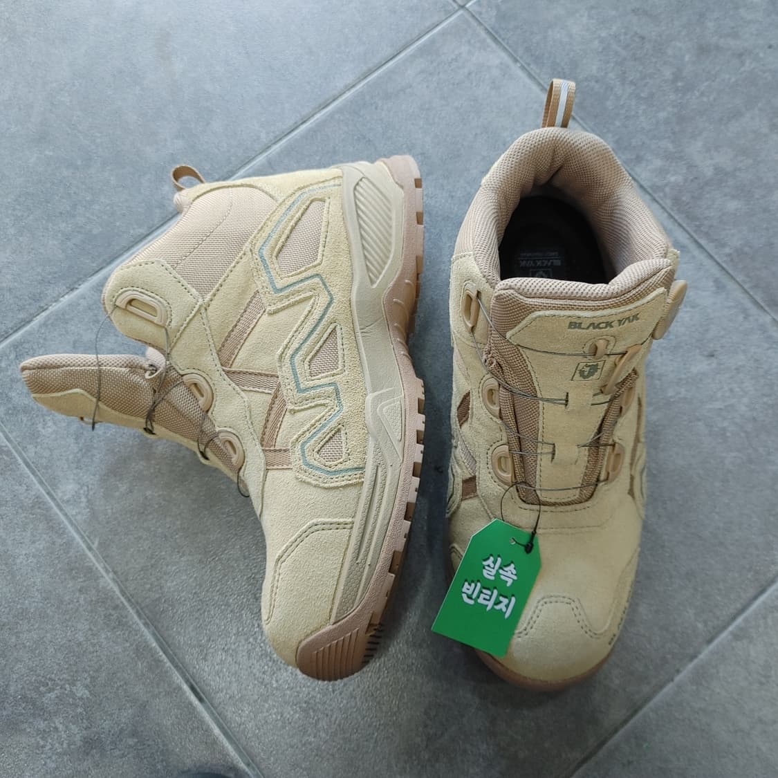 255 블랙야크 남성 세이프티 하이탑 브라운 워커 안전화 상품이미지1