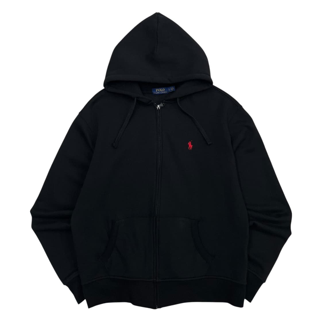 폴로 랄프로렌 레드포니 블랙 후드집업 L 상품이미지2
