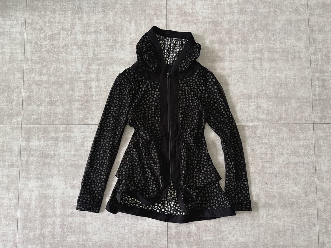 dot mesh hoodie 상품이미지1