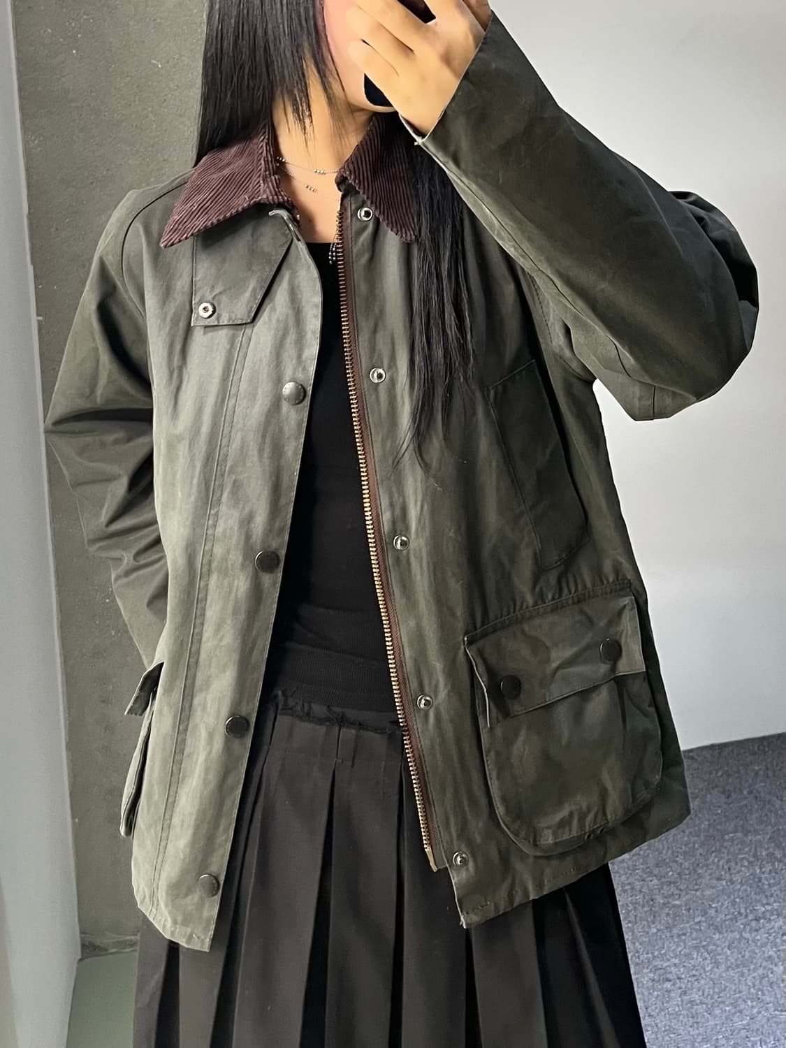 바버 Bedale 왁스 자켓 상품이미지3