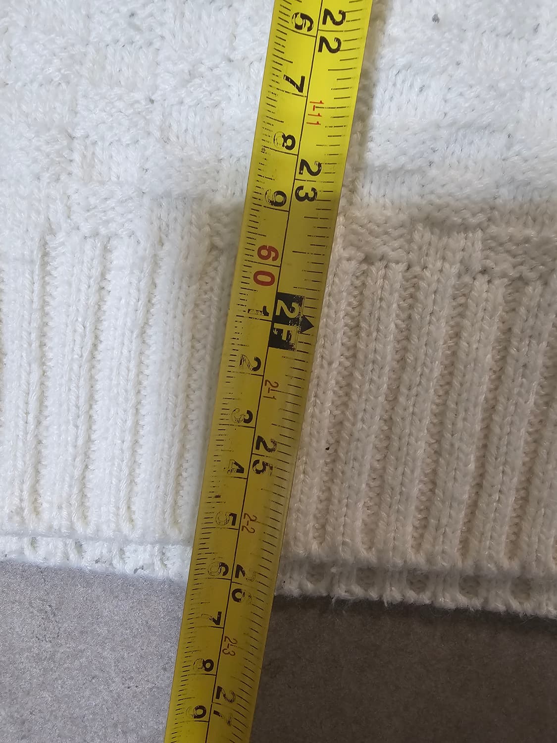 Ikka 배색 니트 M 상품이미지5