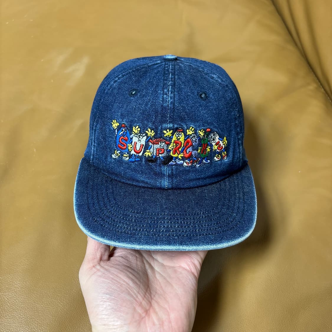 슈프림 6패널 볼캡 모자 비틀즈 프렌즈 데님 상품이미지2