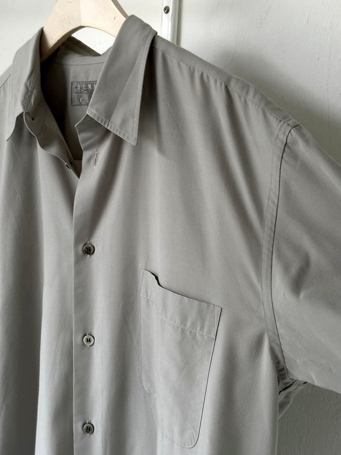 High gauge rayon poly L/S shirt 상품이미지3
