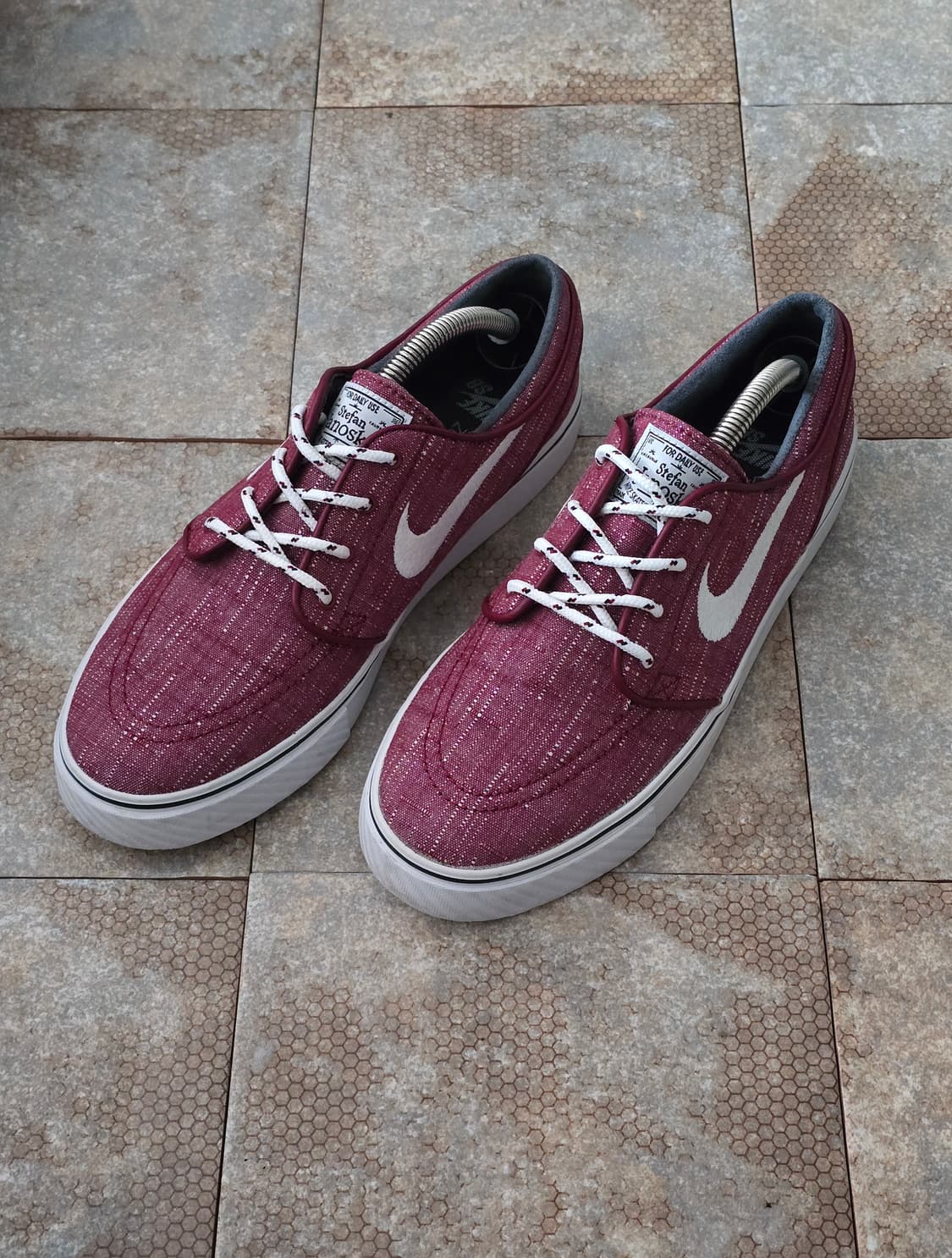 (255)나이키 sb 스테판 야노스키 캔버스 버건디  상품이미지1