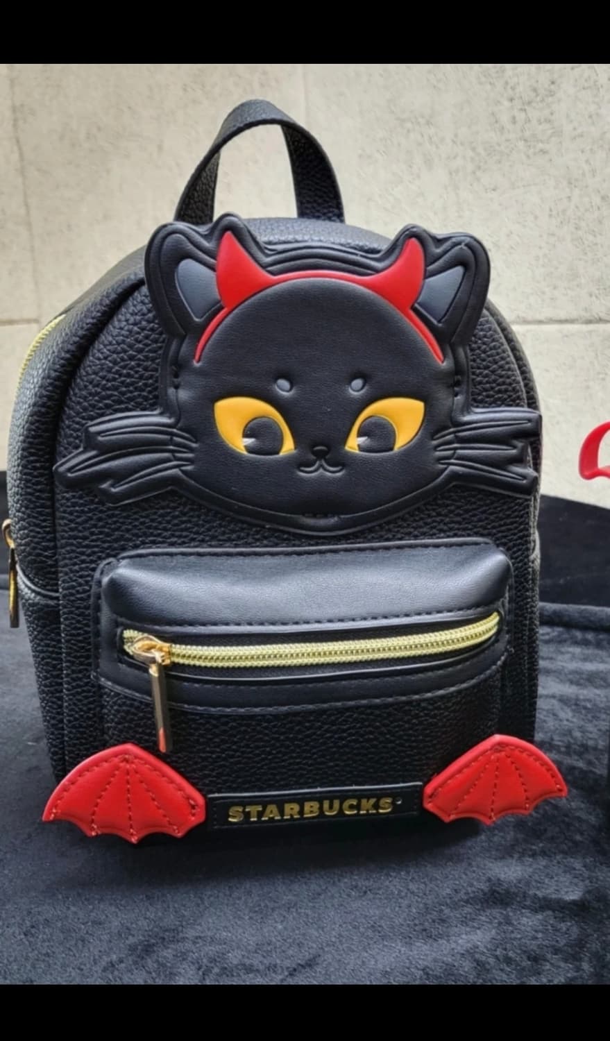 (정품)스타벅스 할로윈MD 고양이 미니 백팩 새상품 상품이미지1