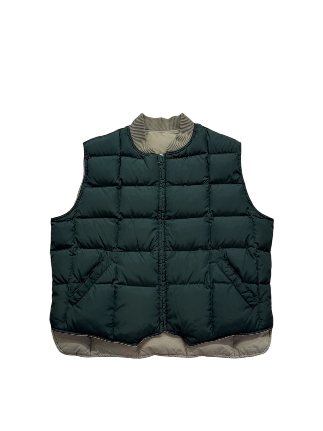 90s 에디바우어 리버서블 구스다운 베스트 상품이미지1