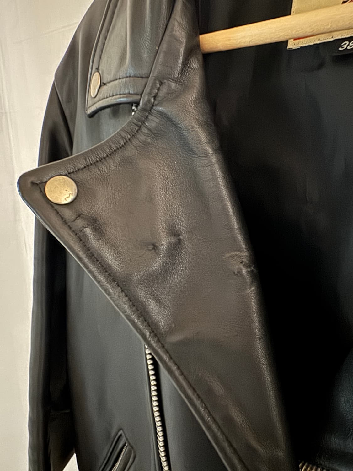 666 스티어하이드 레더자켓 상품이미지5