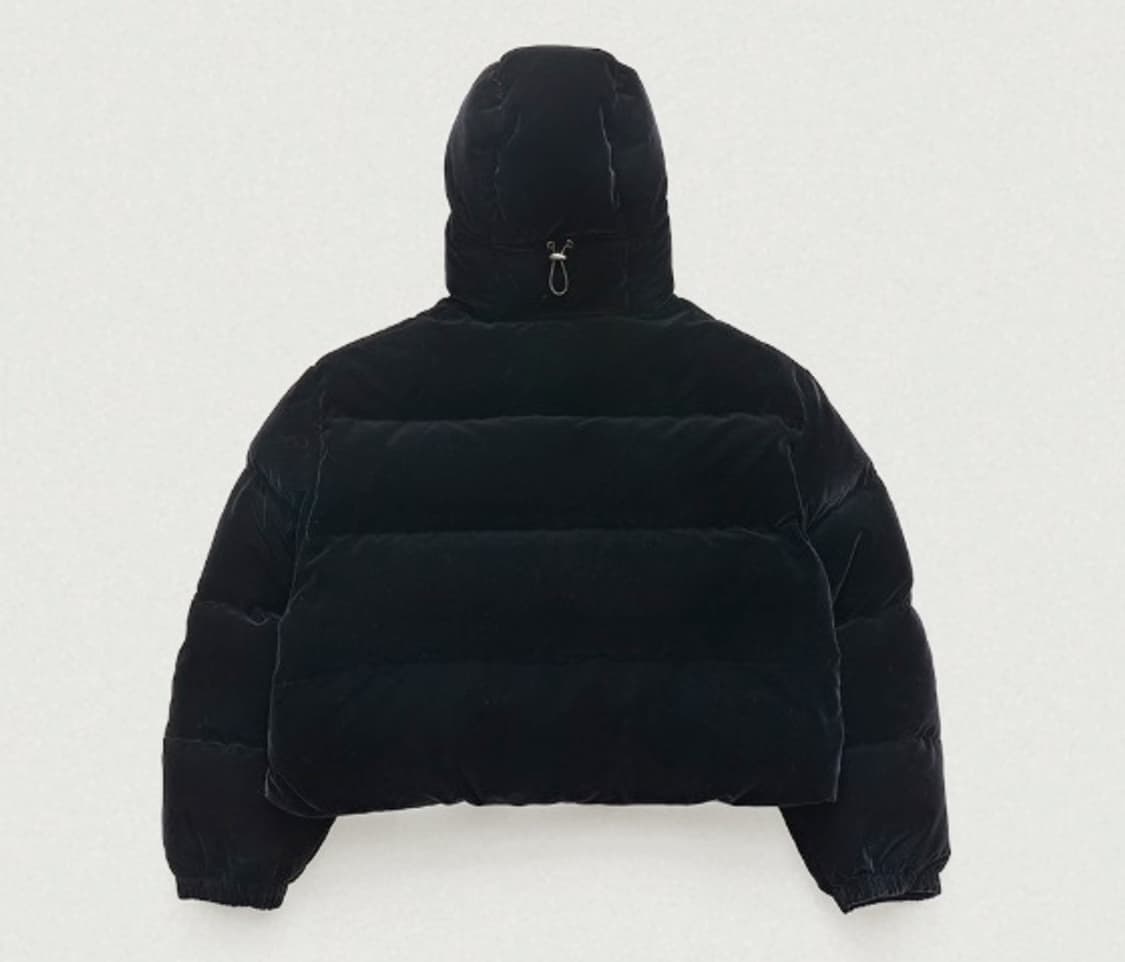 더바넷 벨벳 숏 패딩 상품이미지4