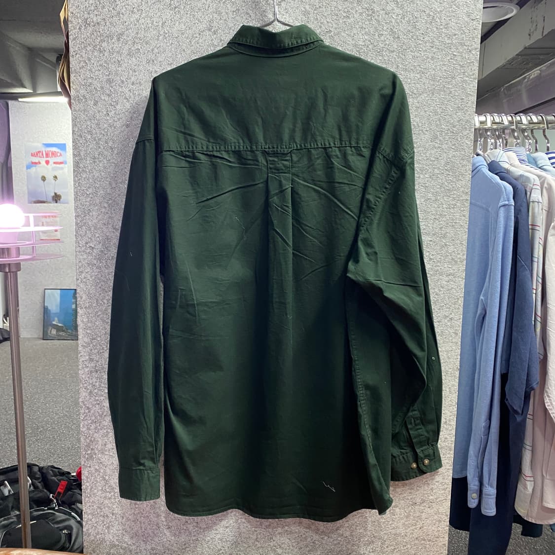 칼하트 패치로고 딥그린 워크 셔츠 B3692 상품이미지4