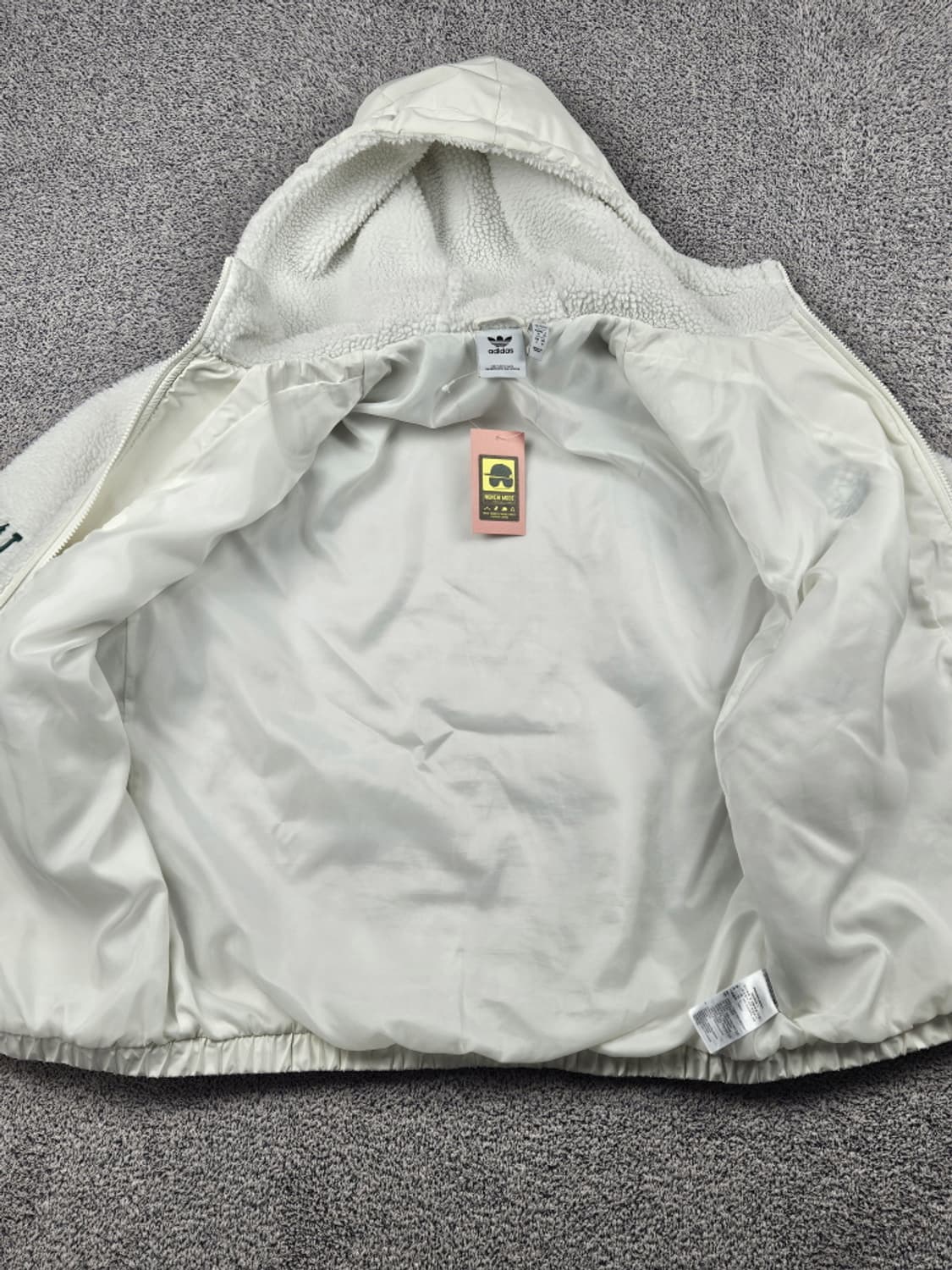 아디다스 MC 쉐르파 플리스 후드집업 자켓 ( L ) / 10372 상품이미지10