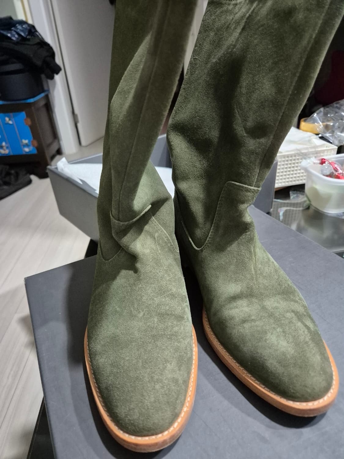 에토스 미들부츠 카키 250 상품이미지1