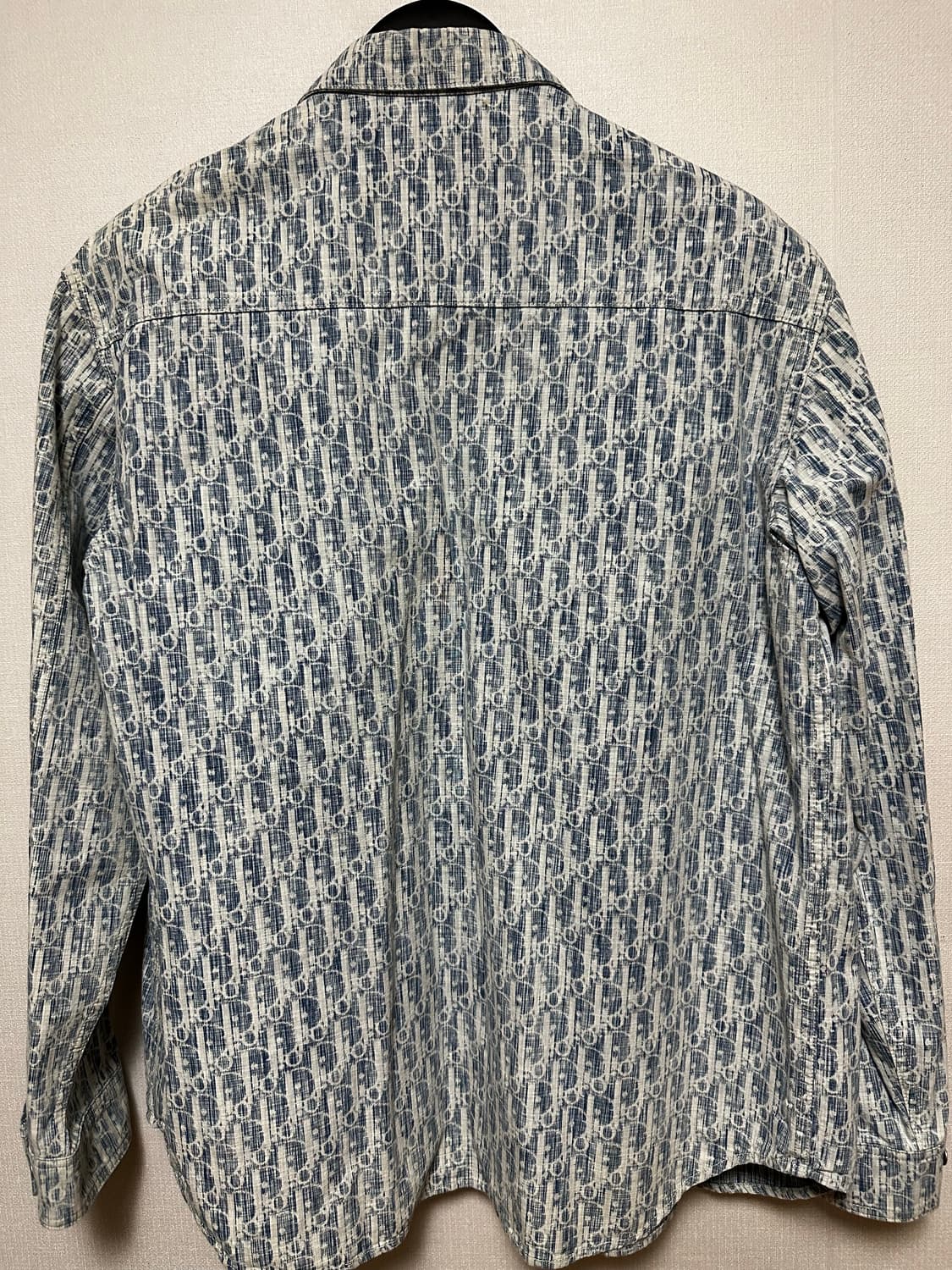 디올 오블리크 카스리 코튼 데님 오버셔츠 43사이즈( 새상품급 ) 상품이미지5