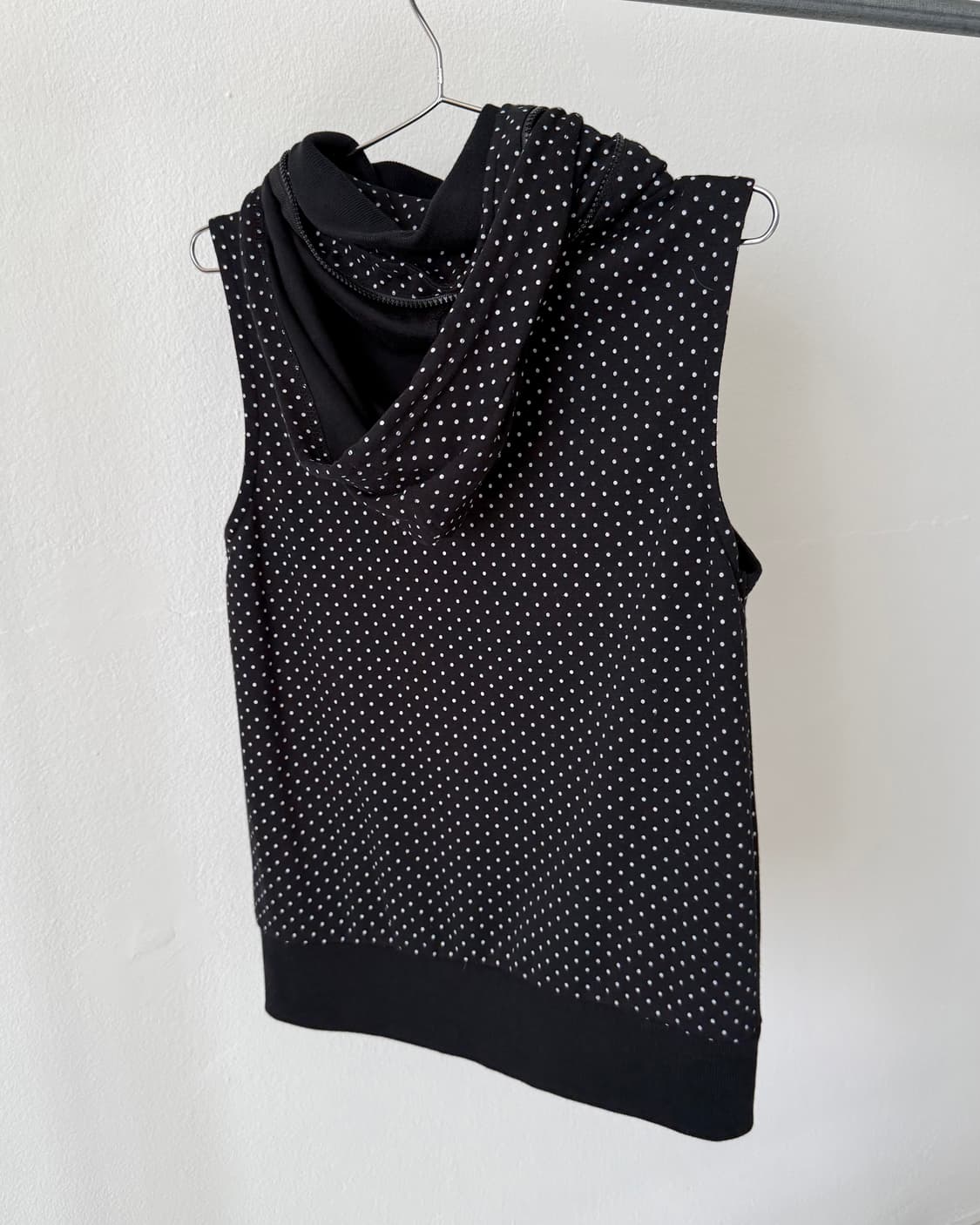 Modified 도트 베스트 집업 상품이미지4